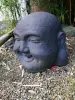 Artikelbild 3 des Artikels “Chinesischer Buddha-Kopf, lachend, 41cm Höhe, Steinguss, hohl, handgefertigt & farbig “